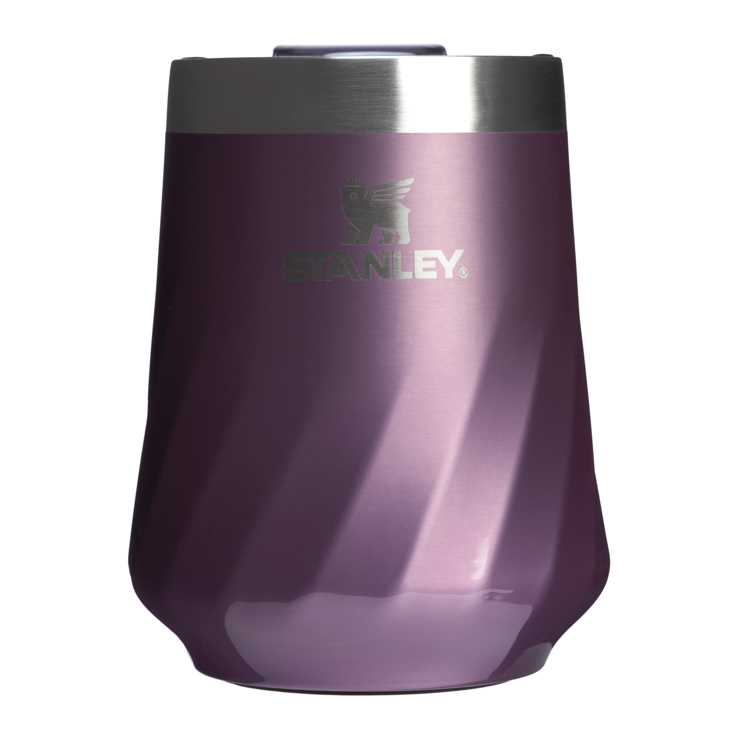 Shatterproof Luxury The Textured Reserve Wine Tumbler D141Z - Shatterproof Flavor-Preserving Cocktail Tumbler with Lid - Wisteria Shine