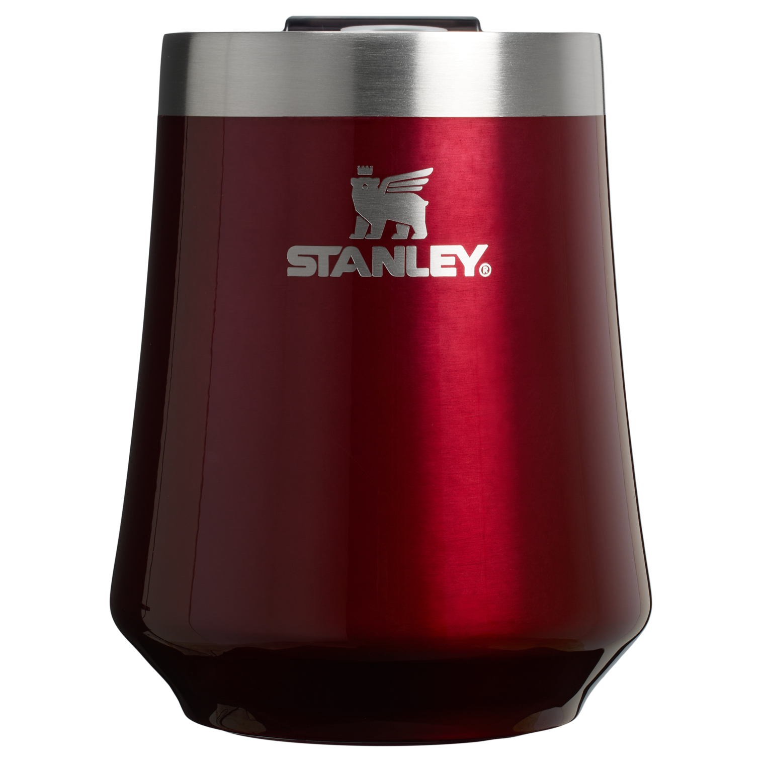 Premium Matte The Reserve Wine Tumbler D125V - Reserve Collection Stainless Steel Whiskey Cup - Garnet Shine