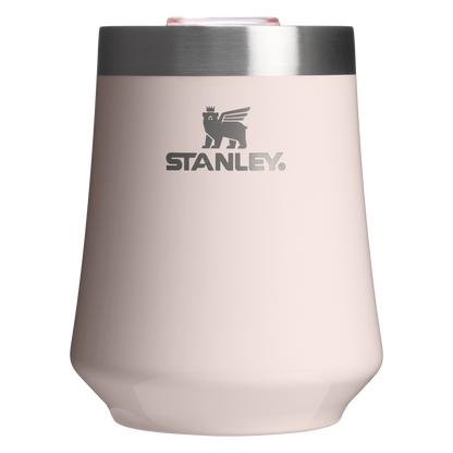 Premium Matte The Reserve Wine Tumbler D125V - Reserve Collection Stainless Steel Whiskey Cup - Rose Quartz Gloss