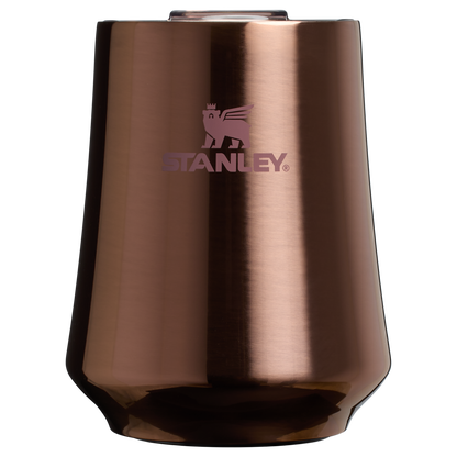 Vacuum Insulated Wine The Reserve Wine Tumbler | Stanley Create D302P - Premium Insulated Egg-Shaped Wine Glass for Outdoors - Cream Gloss