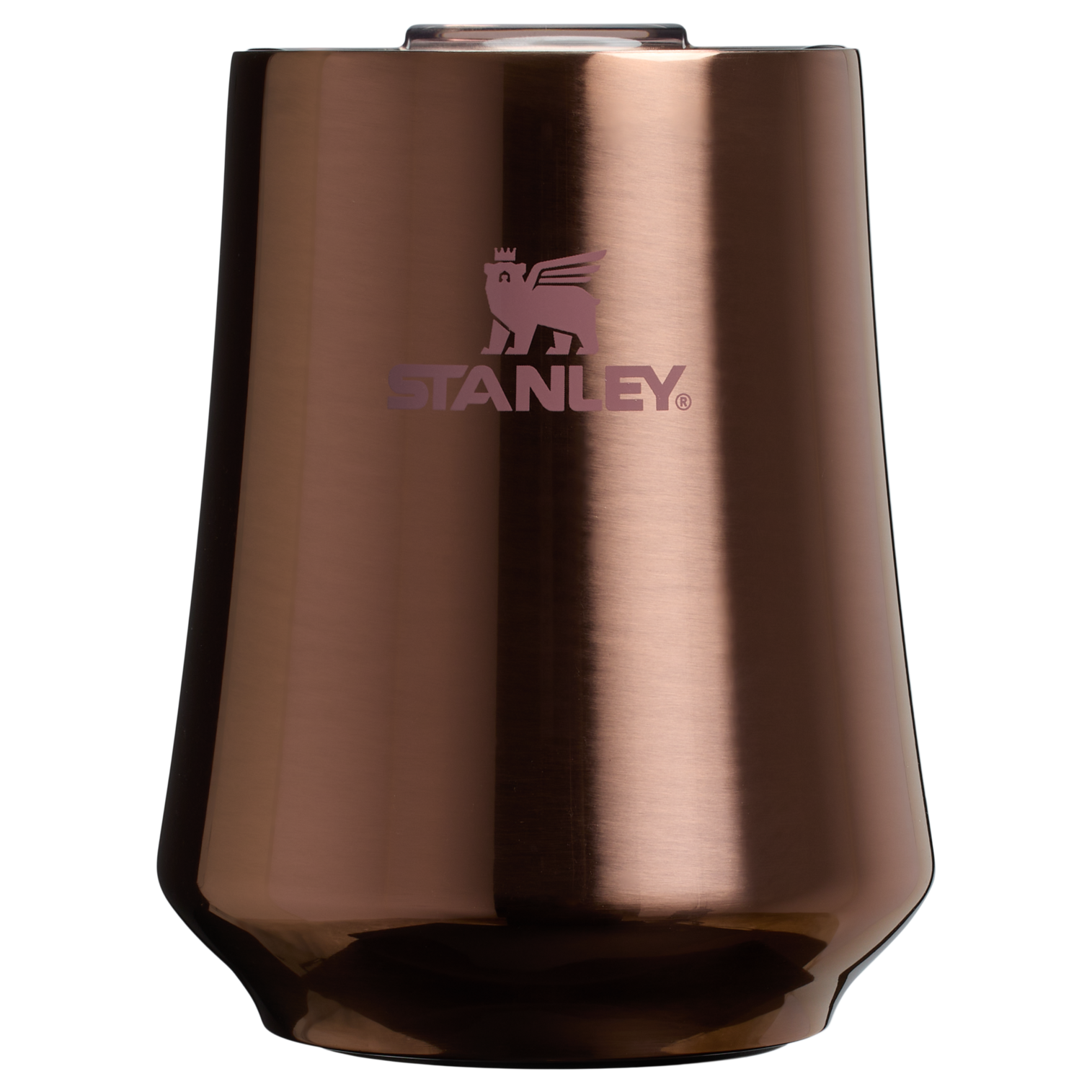 Premium Matte The Reserve Wine Tumbler D125V - Reserve Collection Stainless Steel Whiskey Cup - Polished Rose Gold