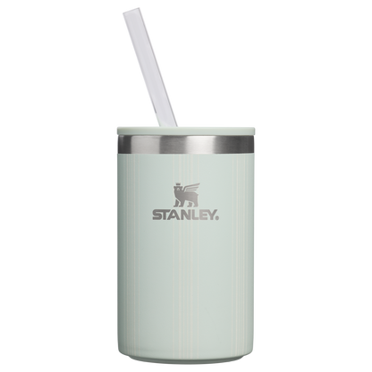 Portable Mini The Everyday Can Cooler Cup D353P - Compact All-Weather Soft-Sided Cooler Backpack - Mist Picnic Stripe