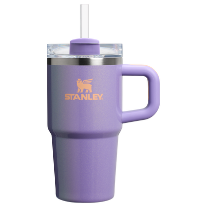 Splash-Resistant FlowState The Quencher H2.O Flowstate Tumbler | Stanley Create D274S - Double-Wall Vacuum Insulated Travel Tumbler with Straw Detail