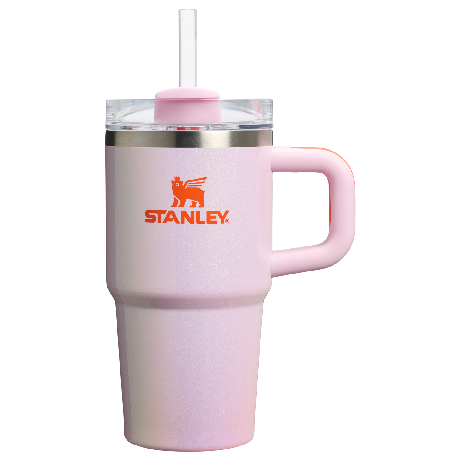 Splash-Resistant FlowState The Quencher H2.O Flowstate Tumbler | Stanley Create D274S - Double-Wall Vacuum Insulated Travel Tumbler with Straw Detail