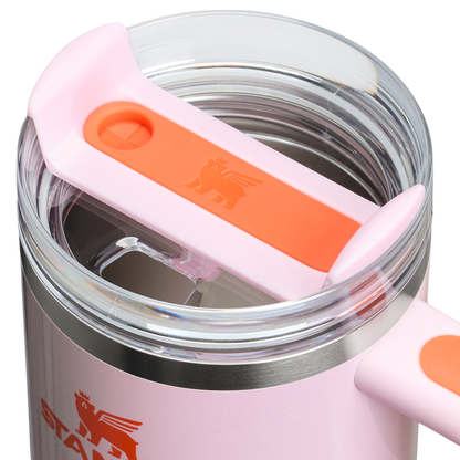 Splash-Resistant FlowState The Quencher H2.O Flowstate Tumbler | Stanley Create D274S - Double-Wall Vacuum Insulated Travel Tumbler with Straw Detail