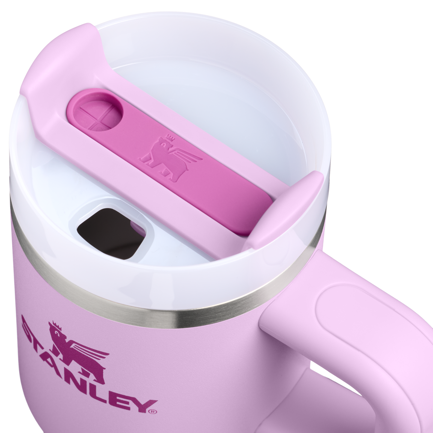 Double-Wall Vacuum The Quencher H2.O Flowstate Tumbler D068Z - Double-Wall Vacuum Insulated Travel Tumbler with Straw Detail