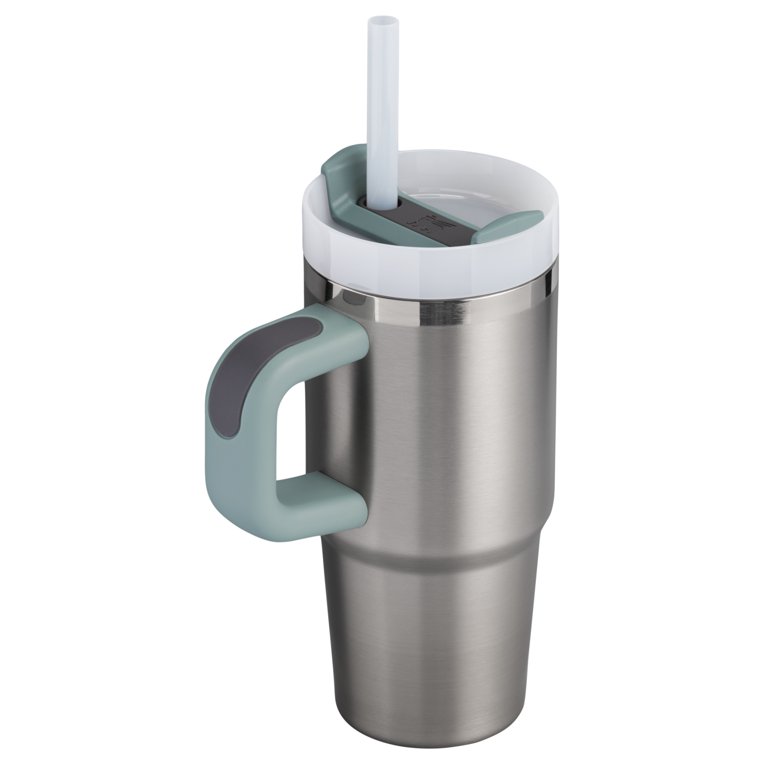 Double-Wall Vacuum The Quencher H2.O Flowstate Tumbler D068Z - Double-Wall Vacuum Insulated Travel Tumbler with Straw Detail