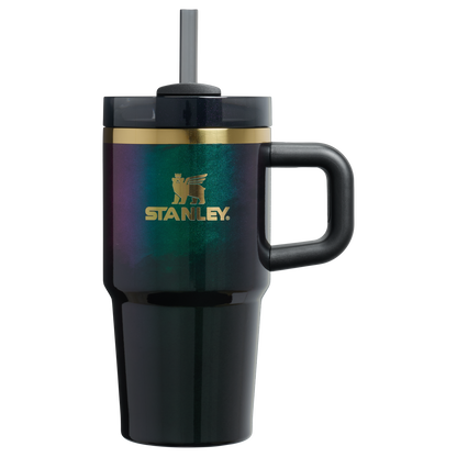 Car-Cup Friendly The Wicked for Good Quencher H2.0 Flowstate Tumbler D247R - 40oz Large Capacity Car-Cup Friendly Quencher - Elphaba For Good