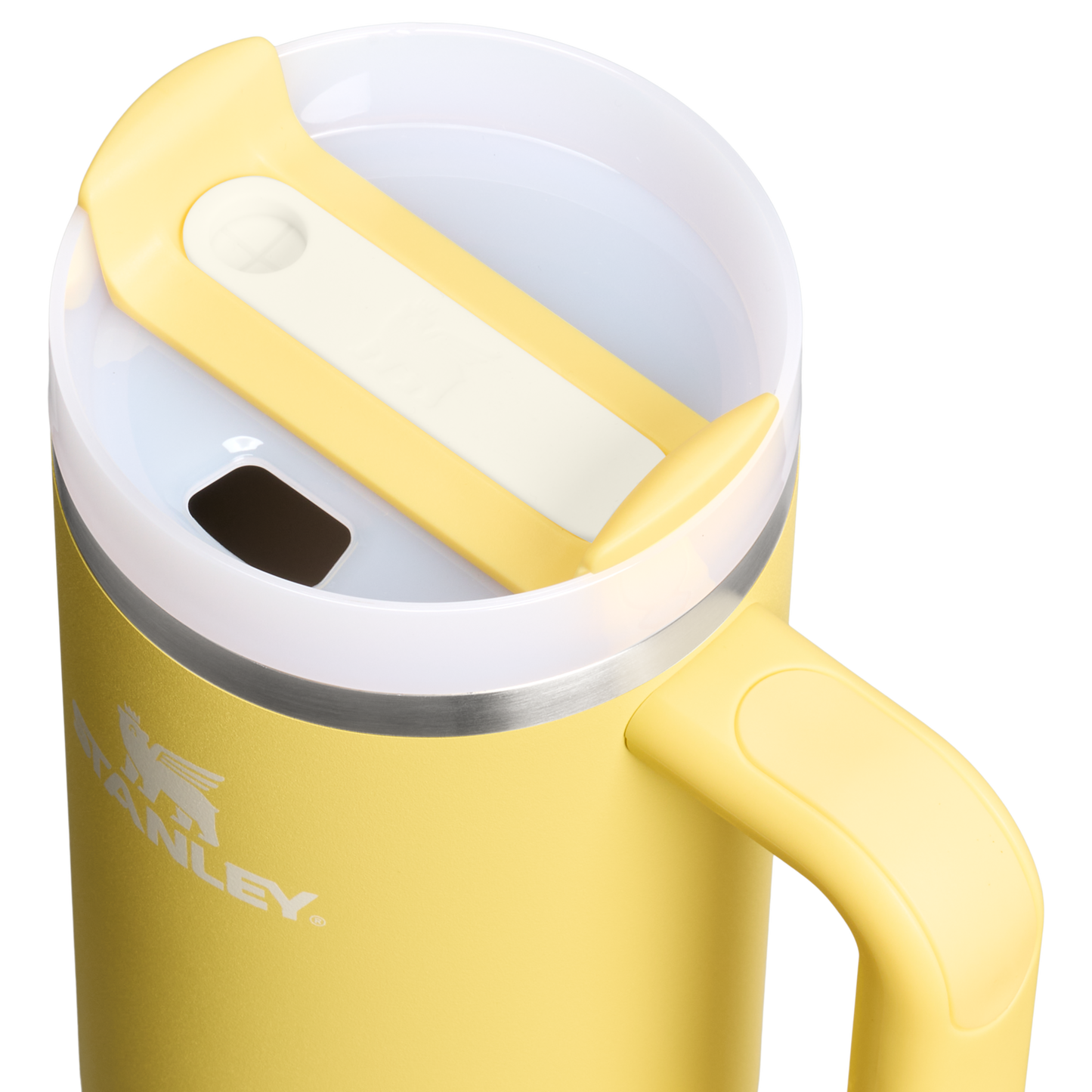 Splash-Resistant FlowState The Quencher H2.0 Flowstate Tumbler D051L - Double-Wall Vacuum Insulated Travel Tumbler with Straw Detail