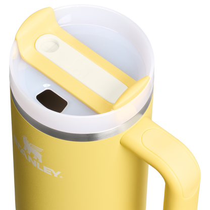 Splash-Resistant FlowState The Quencher H2.0 Flowstate Tumbler D051L - Double-Wall Vacuum Insulated Travel Tumbler with Straw Detail