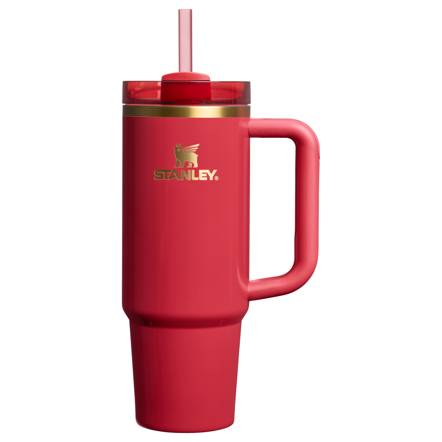 Insulated Travel The Cheers & Cheer Quencher H2.0 Flowstate Tumbler D189S - Double-Wall Vacuum Insulated Travel Tumbler with Straw - Holly Berry Gloss