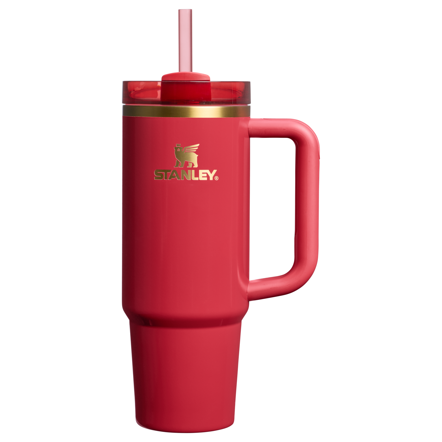Insulated Travel The Cheers & Cheer Quencher H2.0 Flowstate Tumbler D189S - Double-Wall Vacuum Insulated Travel Tumbler with Straw - Holly Berry Gloss