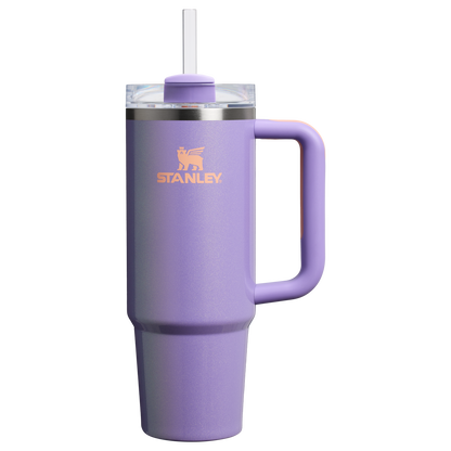 Splash-Resistant FlowState The Quencher H2.0 Flowstate Tumbler D051L - Double-Wall Vacuum Insulated Travel Tumbler with Straw Detail