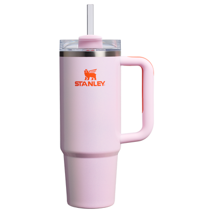 Splash-Resistant FlowState The Quencher H2.0 Flowstate Tumbler D051L - Double-Wall Vacuum Insulated Travel Tumbler with Straw Detail