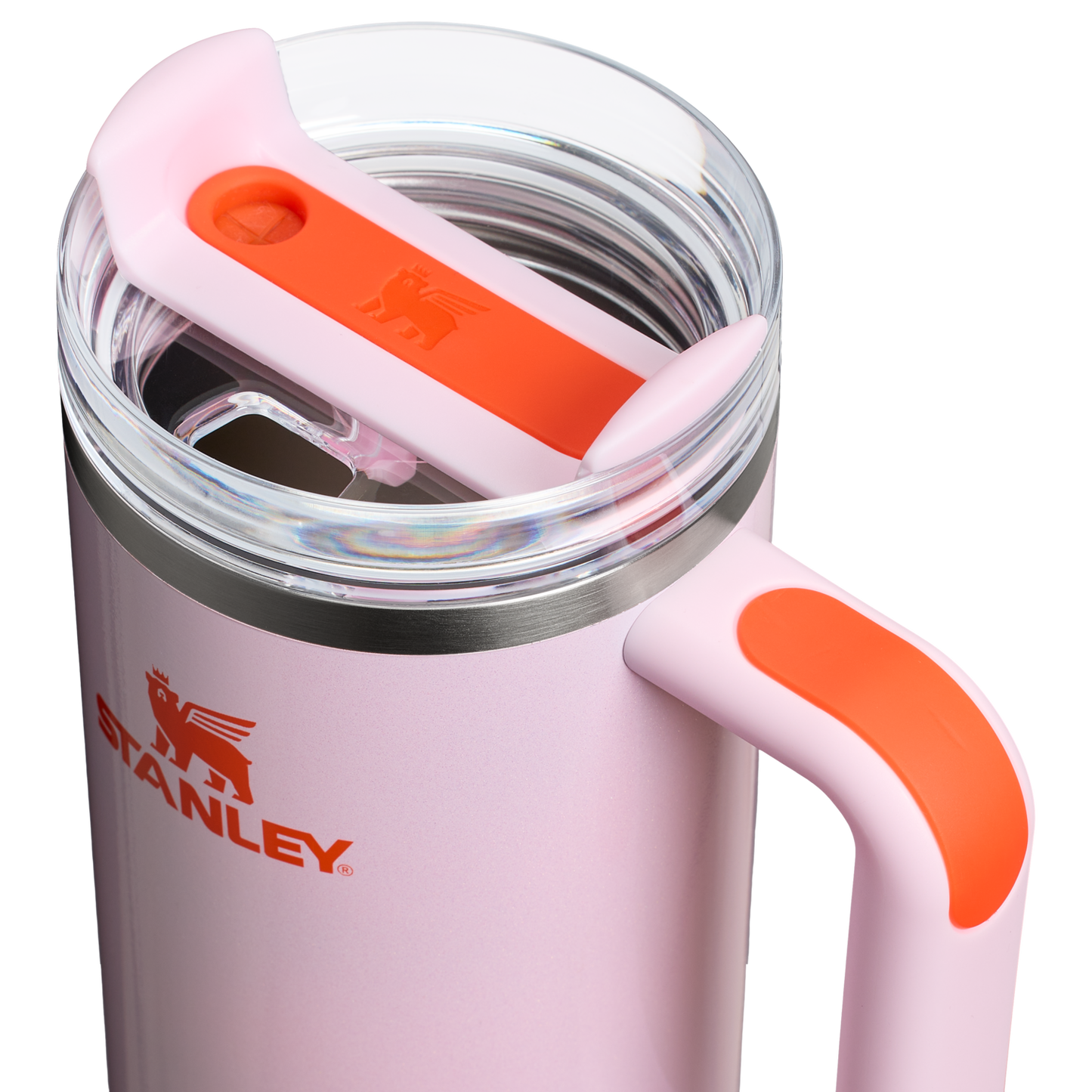 Splash-Resistant FlowState The Quencher H2.0 Flowstate Tumbler D051L - Double-Wall Vacuum Insulated Travel Tumbler with Straw Detail