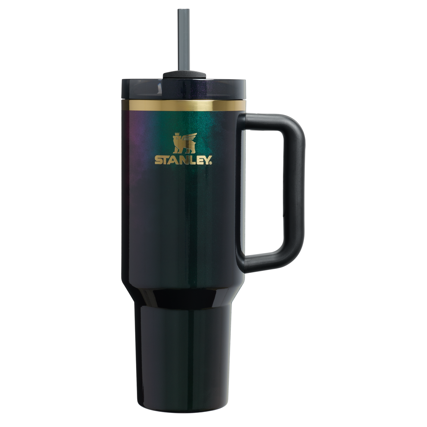 Double-Wall Vacuum The Wicked for Good Quencher H2.0 Flowstate Tumbler D245R - Premium Stainless Steel Straw Cup for All-Day Hydration - Elphaba For Good