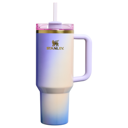 Double-Wall Vacuum The Wicked for Good Quencher H2.0 Flowstate Tumbler D245R - Premium Stainless Steel Straw Cup for All-Day Hydration - Glinda For Good