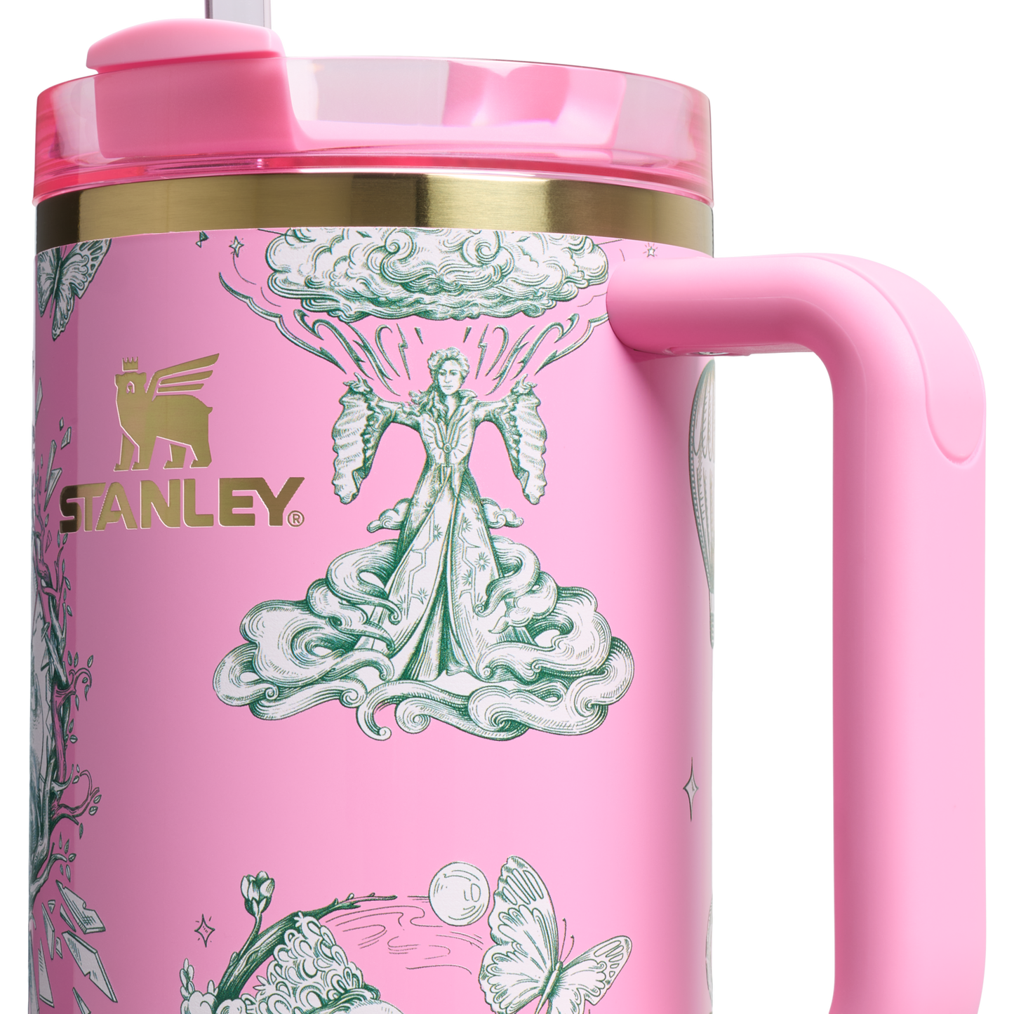 Double-Wall Vacuum The Wicked for Good Quencher H2.0 Flowstate Tumbler D245R - Premium Stainless Steel Straw Cup for All-Day Hydration Detail