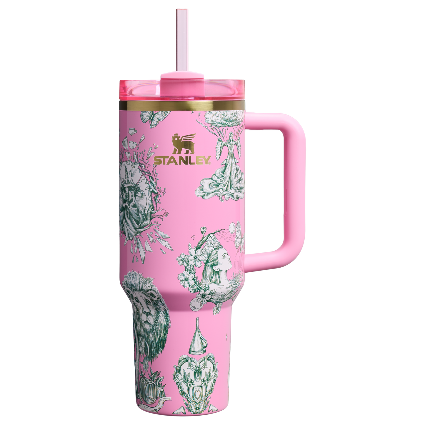 Double-Wall Vacuum The Wicked for Good Quencher H2.0 Flowstate Tumbler D245R - Premium Stainless Steel Straw Cup for All-Day Hydration - Ozian Reprise
