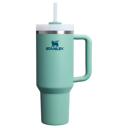 Large Capacity The Quencher H2.0 Flowstate Tumbler D050X - Double-Wall Vacuum Insulated Travel Tumbler with Straw - Spring Green