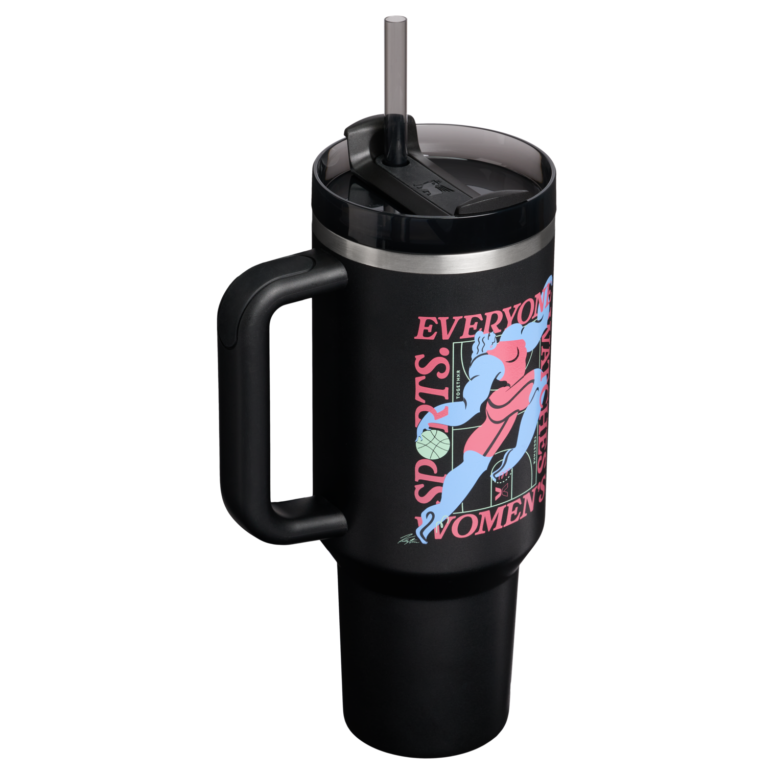Large Capacity The Quencher H2.0 Flowstate Tumbler D340Y - FlowState 3-Position Lid Insulated Travel Mug Detail