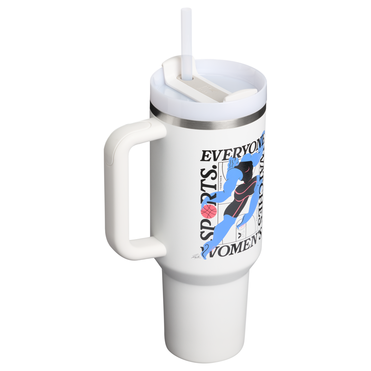 Large Capacity The Quencher H2.0 Flowstate Tumbler D340Y - FlowState 3-Position Lid Insulated Travel Mug Detail