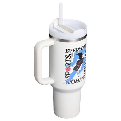 Large Capacity The Quencher H2.0 Flowstate Tumbler D340Y - FlowState 3-Position Lid Insulated Travel Mug Detail