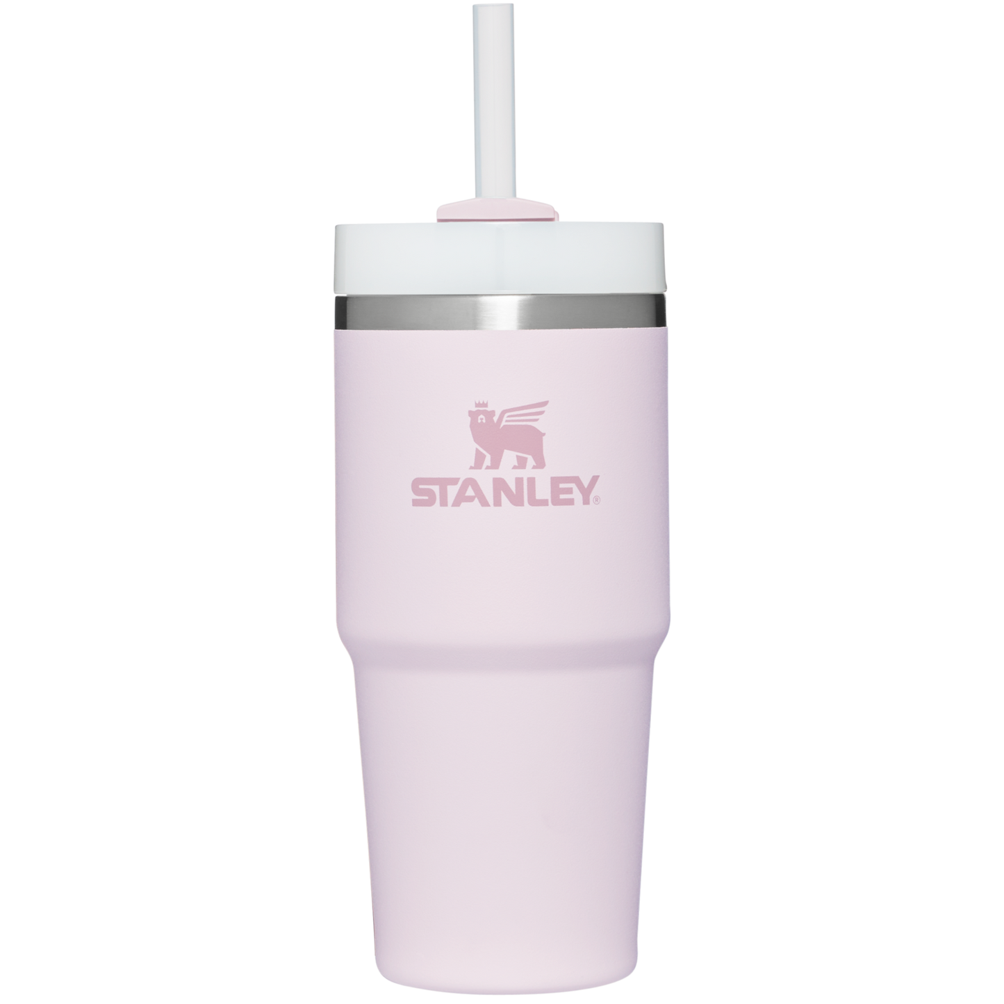 Splash-Resistant FlowState The Quencher H2.0 Flowstate Tumbler D214X - FlowState 3-Position Lid Insulated Travel Mug - Rose Quartz 2.0
