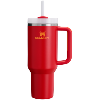 Large Capacity The Quencher H2.0 Flowstate Tumbler D050X - Double-Wall Vacuum Insulated Travel Tumbler with Straw Detail