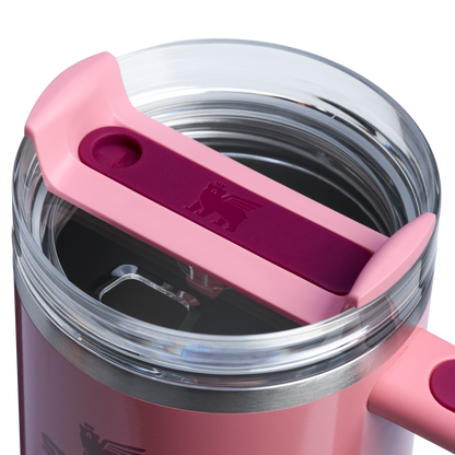 Large Capacity The Quencher H2.0 Flowstate Tumbler D050X - Double-Wall Vacuum Insulated Travel Tumbler with Straw Detail