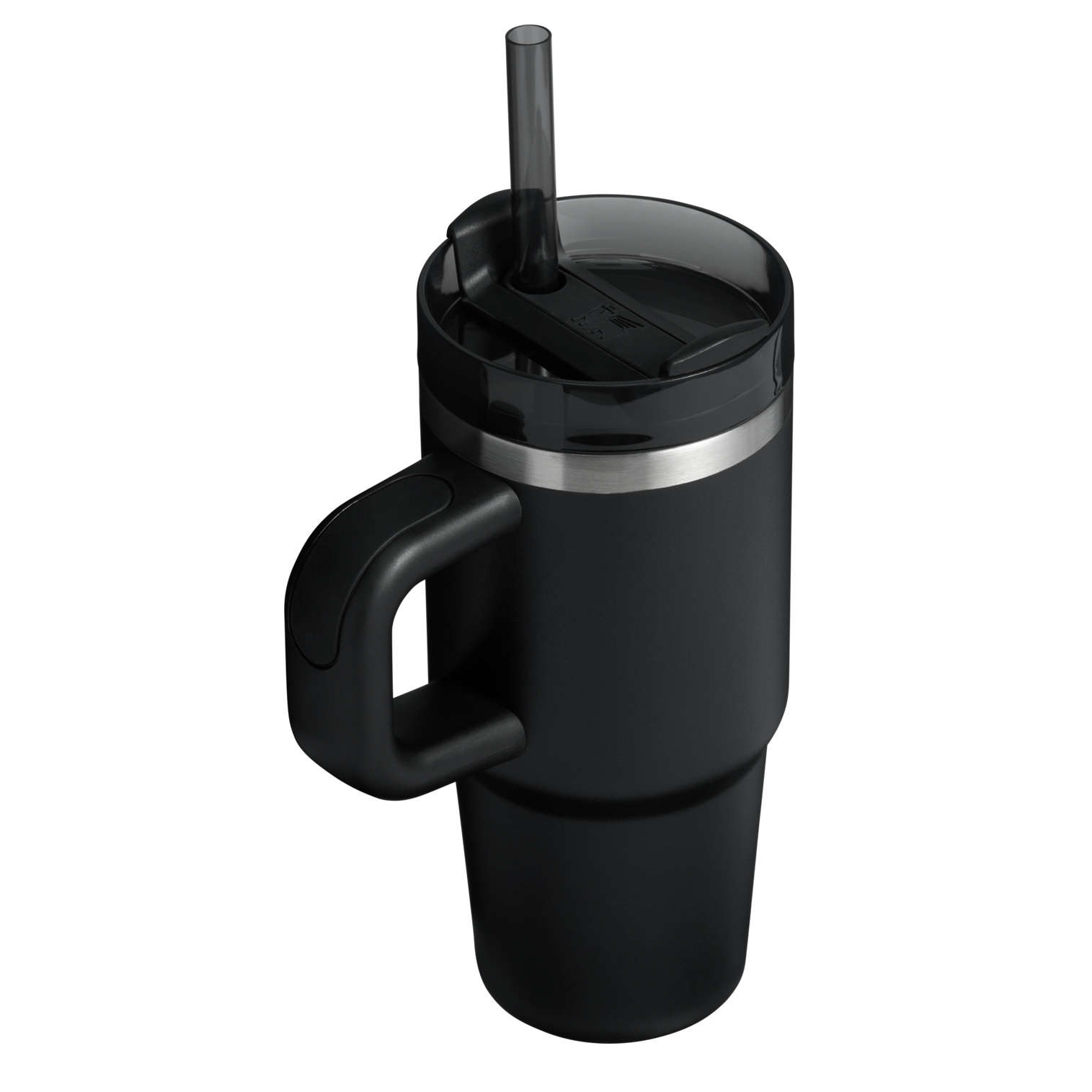 Splash-Resistant FlowState The Quencher H2.O Flowstate Tumbler | Stanley Create D274S - Double-Wall Vacuum Insulated Travel Tumbler with Straw Detail