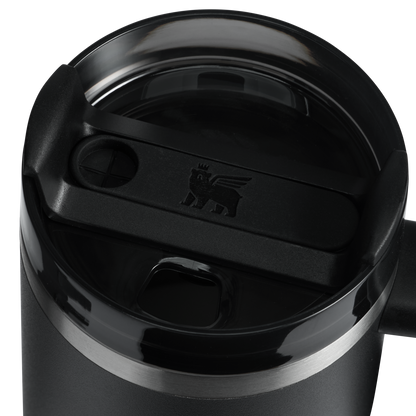 Double-Wall Vacuum The Quencher H2.O Flowstate Tumbler D068Z - Double-Wall Vacuum Insulated Travel Tumbler with Straw Detail