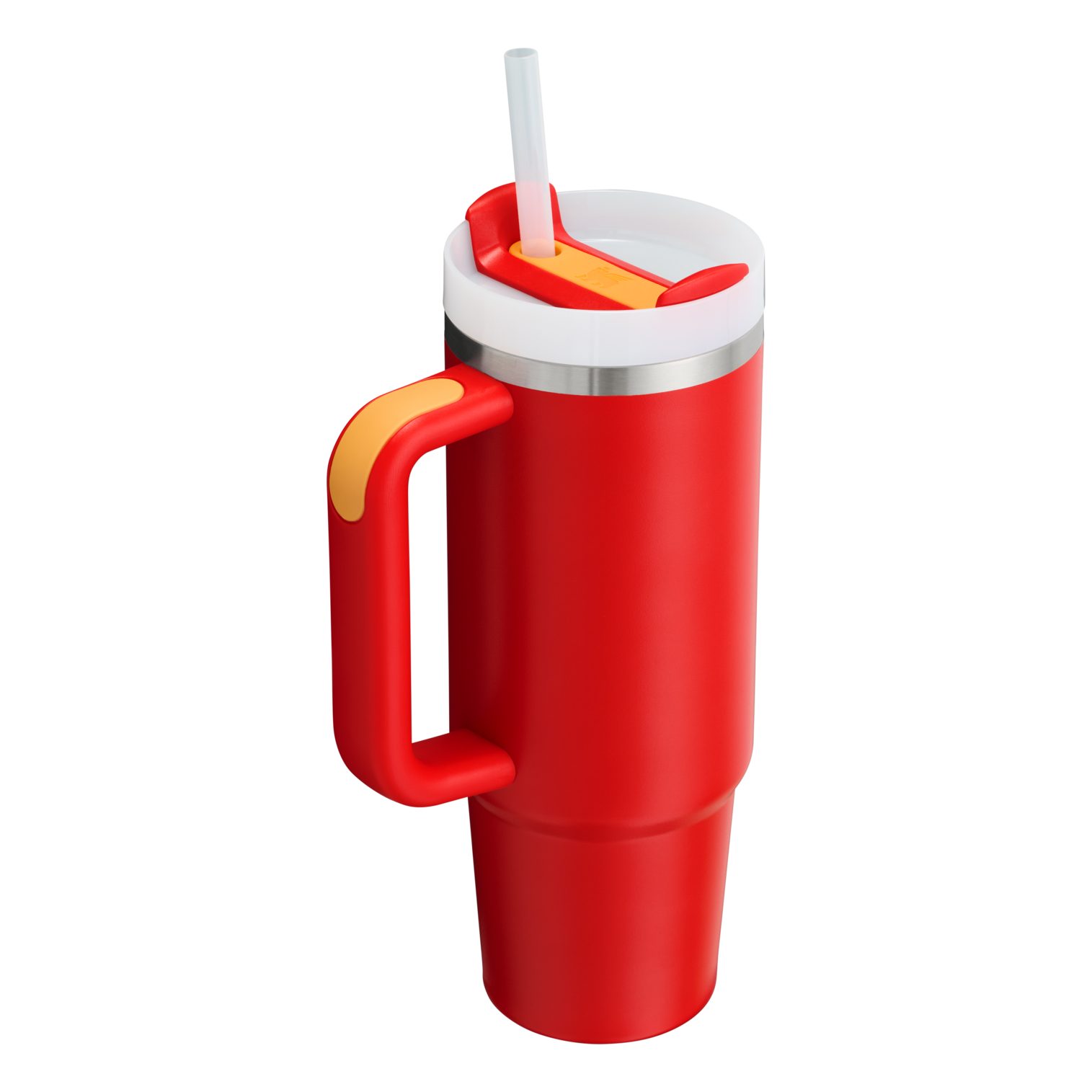 Splash-Resistant FlowState The Quencher H2.0 Flowstate Tumbler D051L - Double-Wall Vacuum Insulated Travel Tumbler with Straw Detail