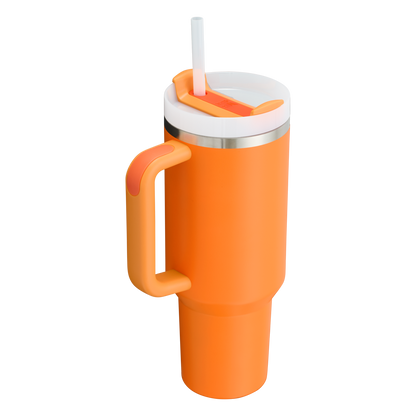 Large Capacity The Quencher H2.0 Flowstate Tumbler D050X - Double-Wall Vacuum Insulated Travel Tumbler with Straw Detail