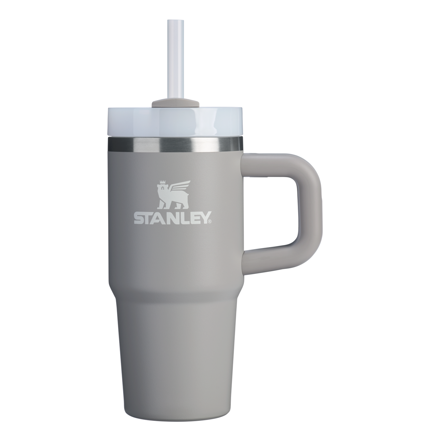 Splash-Resistant FlowState The Quencher H2.O Flowstate Tumbler | Stanley Create D291F - Double-Wall Vacuum Insulated Travel Tumbler with Straw Detail