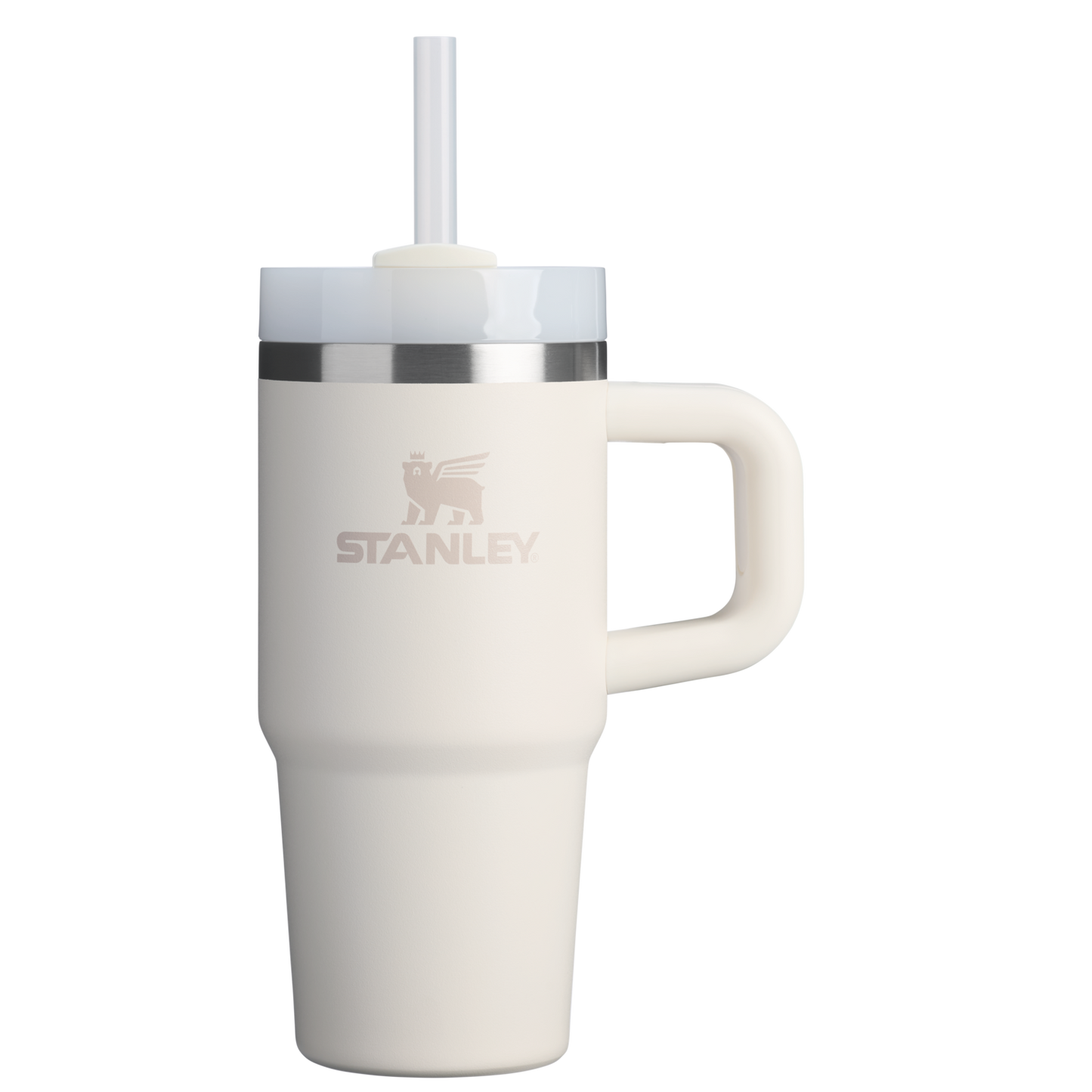 Double-Wall Vacuum The Quencher H2.O Flowstate Tumbler D068Z - Double-Wall Vacuum Insulated Travel Tumbler with Straw - Cream 2.0