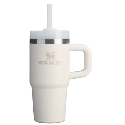 Double-Wall Vacuum The Quencher H2.O Flowstate Tumbler D068Z - Double-Wall Vacuum Insulated Travel Tumbler with Straw - Cream 2.0