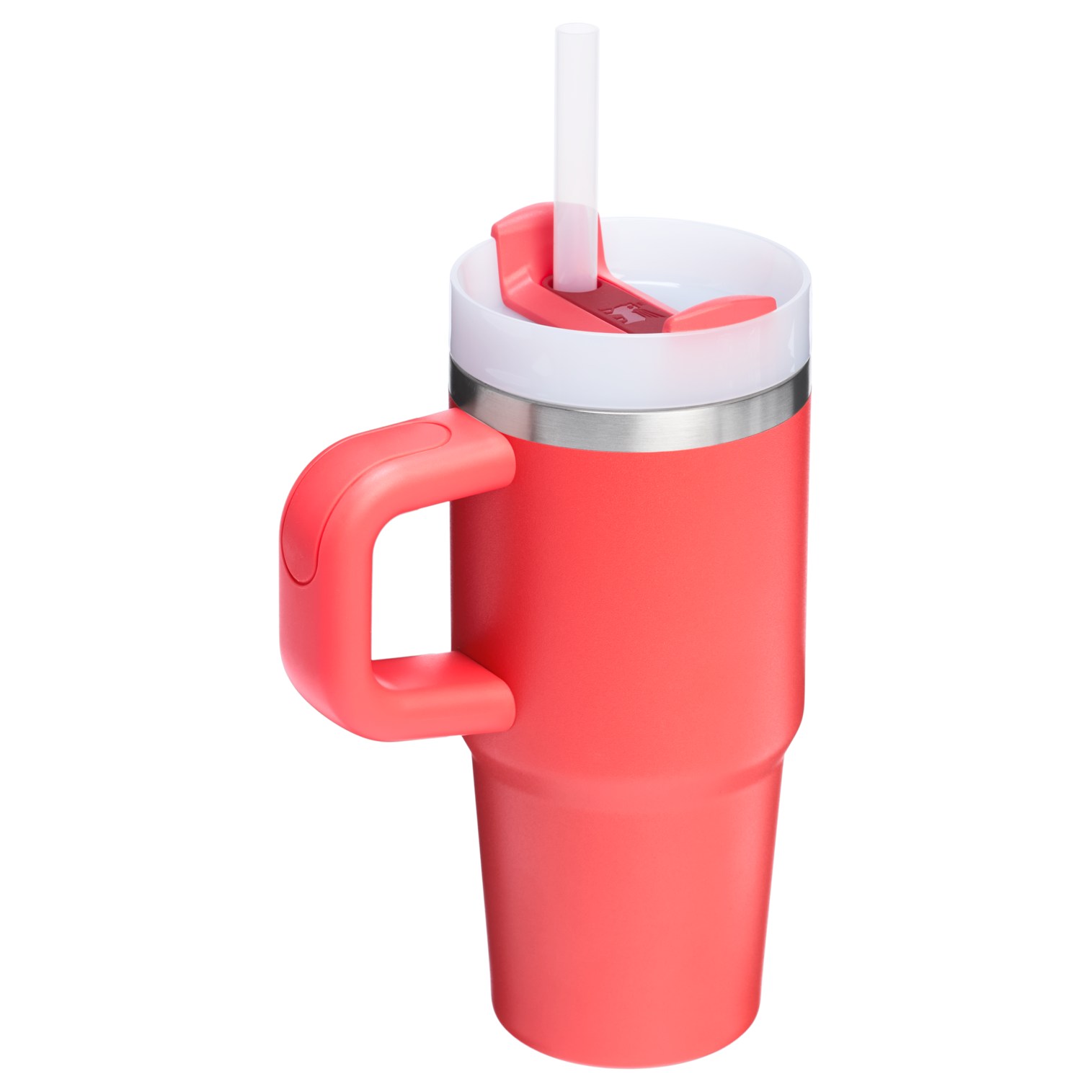 Splash-Resistant FlowState The Quencher H2.O Flowstate Tumbler | Stanley Create D291F - Double-Wall Vacuum Insulated Travel Tumbler with Straw Detail