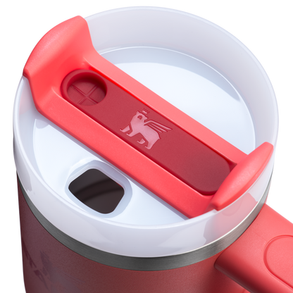 Double-Wall Vacuum The Quencher H2.O Flowstate Tumbler D068Z - Double-Wall Vacuum Insulated Travel Tumbler with Straw Detail