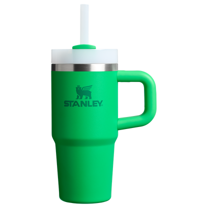 Splash-Resistant FlowState The Quencher H2.O Flowstate Tumbler | Stanley Create D291F - Double-Wall Vacuum Insulated Travel Tumbler with Straw Detail