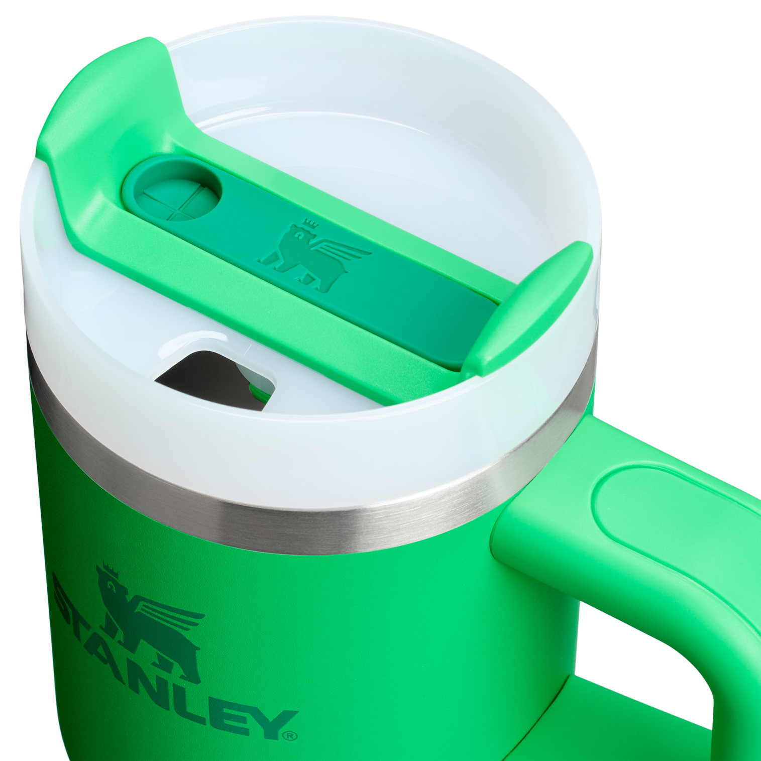 Double-Wall Vacuum The Quencher H2.O Flowstate Tumbler D068Z - Double-Wall Vacuum Insulated Travel Tumbler with Straw Detail