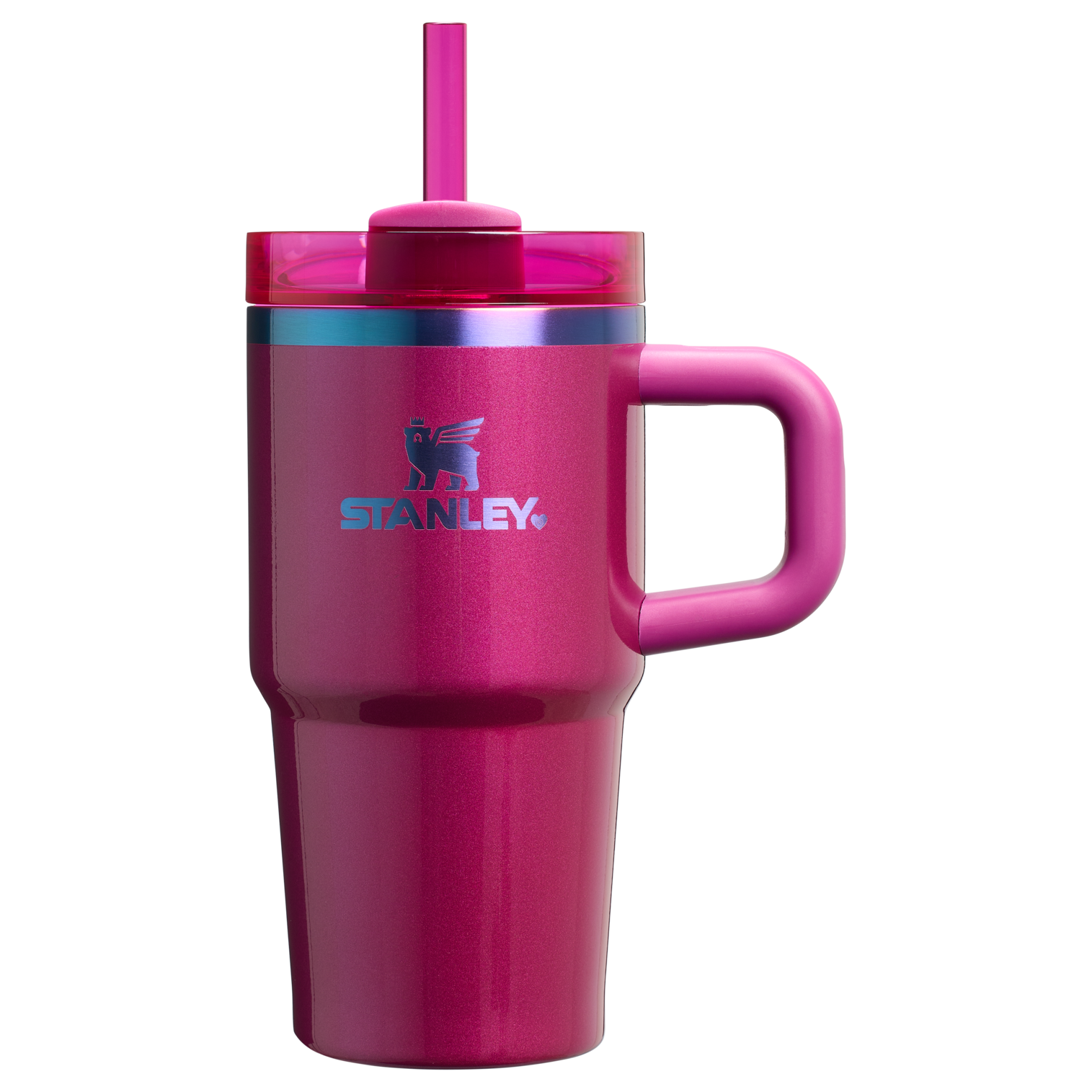 Splash-Resistant FlowState The Quencher H2.O Flowstate Tumbler | Stanley Create D274S - Double-Wall Vacuum Insulated Travel Tumbler with Straw Detail