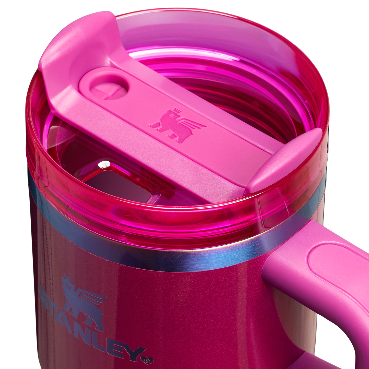 Car-Cup Friendly The Quencher H2.O Flowstate Tumbler D251V - Double-Wall Vacuum Insulated Travel Tumbler with Straw Detail