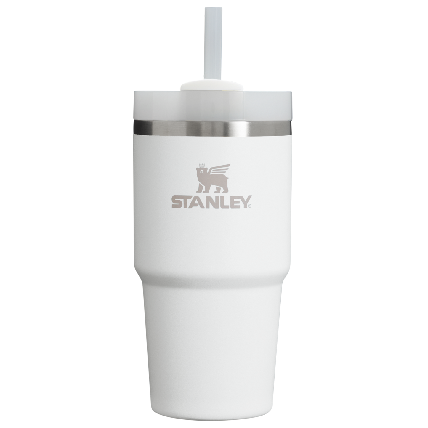 Double-Wall Vacuum The Quencher H2.0 Flowstate Tumbler D030T - Double-Wall Vacuum Insulated Travel Tumbler with Straw - Frost