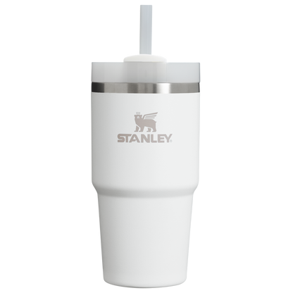 Double-Wall Vacuum The Quencher H2.0 Flowstate Tumbler D030T - Double-Wall Vacuum Insulated Travel Tumbler with Straw - Frost