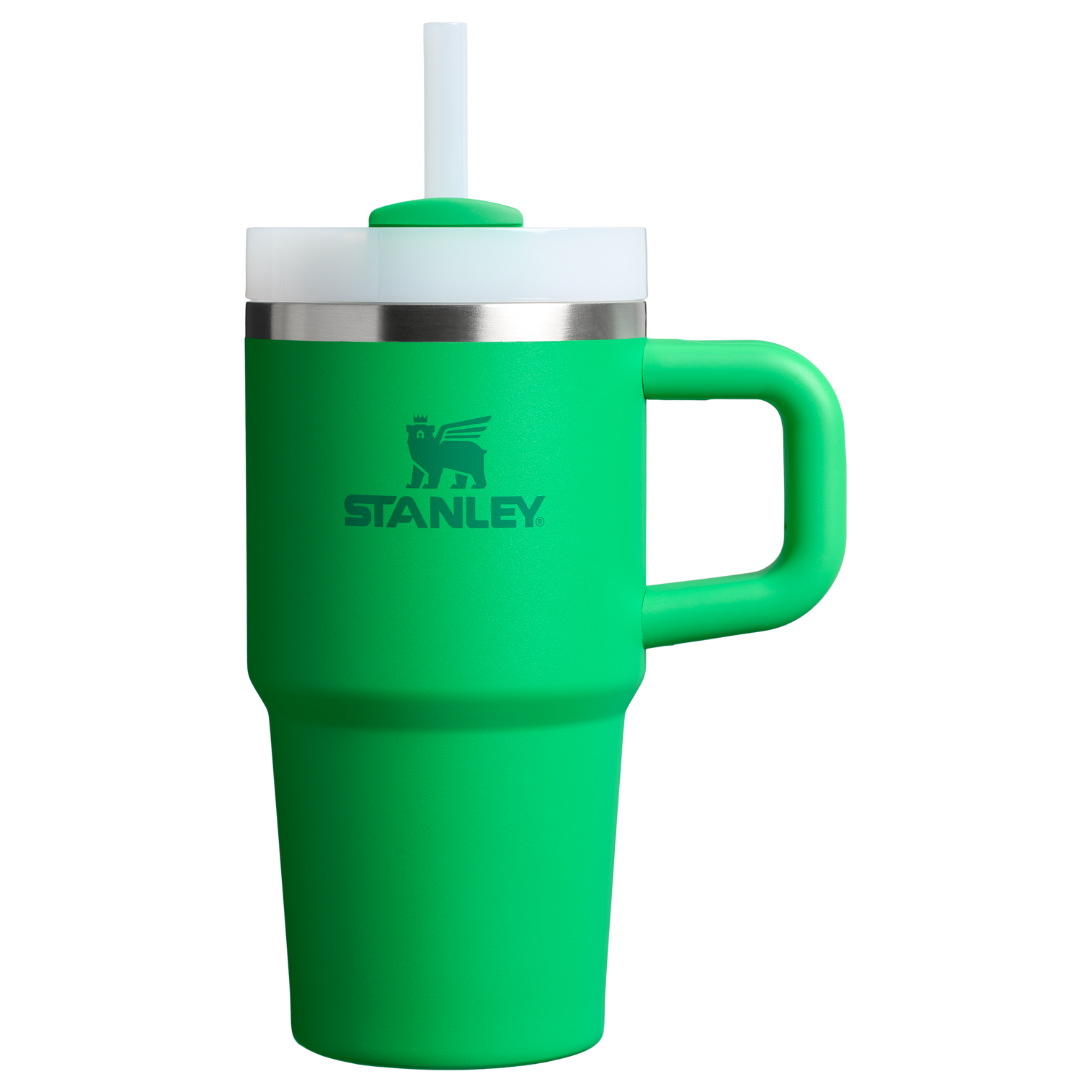 Splash-Resistant FlowState The Quencher H2.O Flowstate Tumbler | Stanley Create D274S - Double-Wall Vacuum Insulated Travel Tumbler with Straw Detail