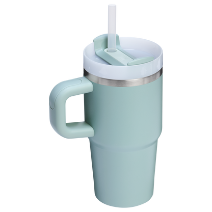 Double-Wall Vacuum The Quencher H2.0 Flowstate Tumbler D030T - Double-Wall Vacuum Insulated Travel Tumbler with Straw Detail