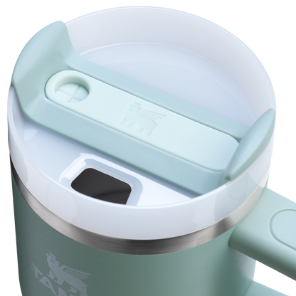 Double-Wall Vacuum The Quencher H2.0 Flowstate Tumbler D030T - Double-Wall Vacuum Insulated Travel Tumbler with Straw Detail