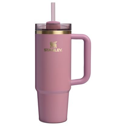 Splash-Resistant FlowState The Quencher H2.0 Flowstate Tumbler D051L - Double-Wall Vacuum Insulated Travel Tumbler with Straw Detail