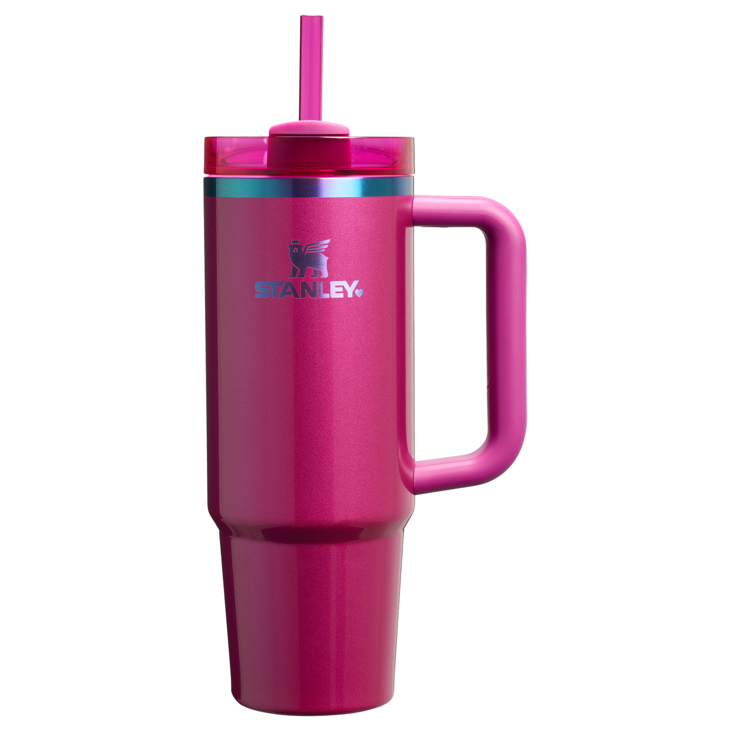 Splash-Resistant FlowState The Quencher H2.0 Flowstate Tumbler D051L - Double-Wall Vacuum Insulated Travel Tumbler with Straw Detail